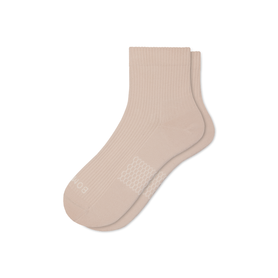 Women's Modern Rib Quarter Socks - Daily Crew Cushion