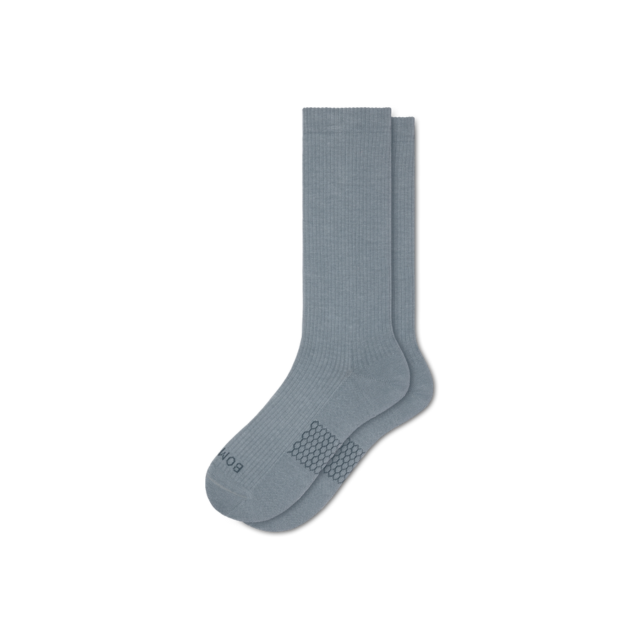 Men's Modern Rib Calf Socks - Smooth Crew Rotation
