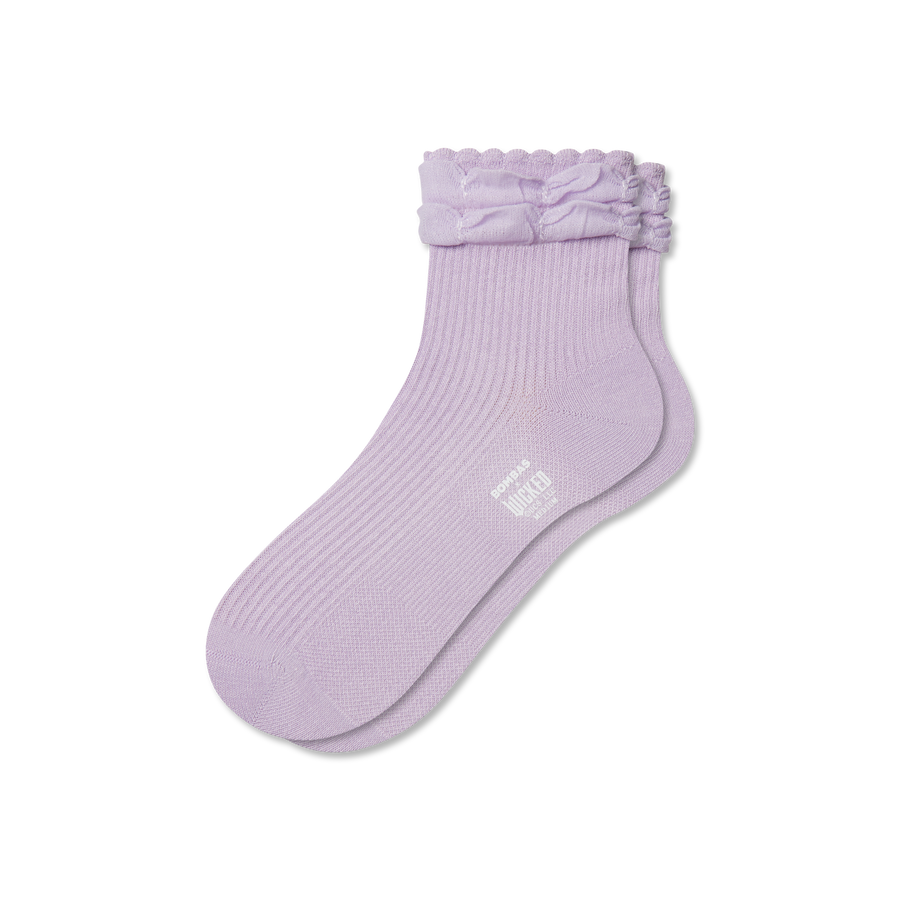 Wicked x Bombas Ruffle Quarter Socks - Studio Shift Step