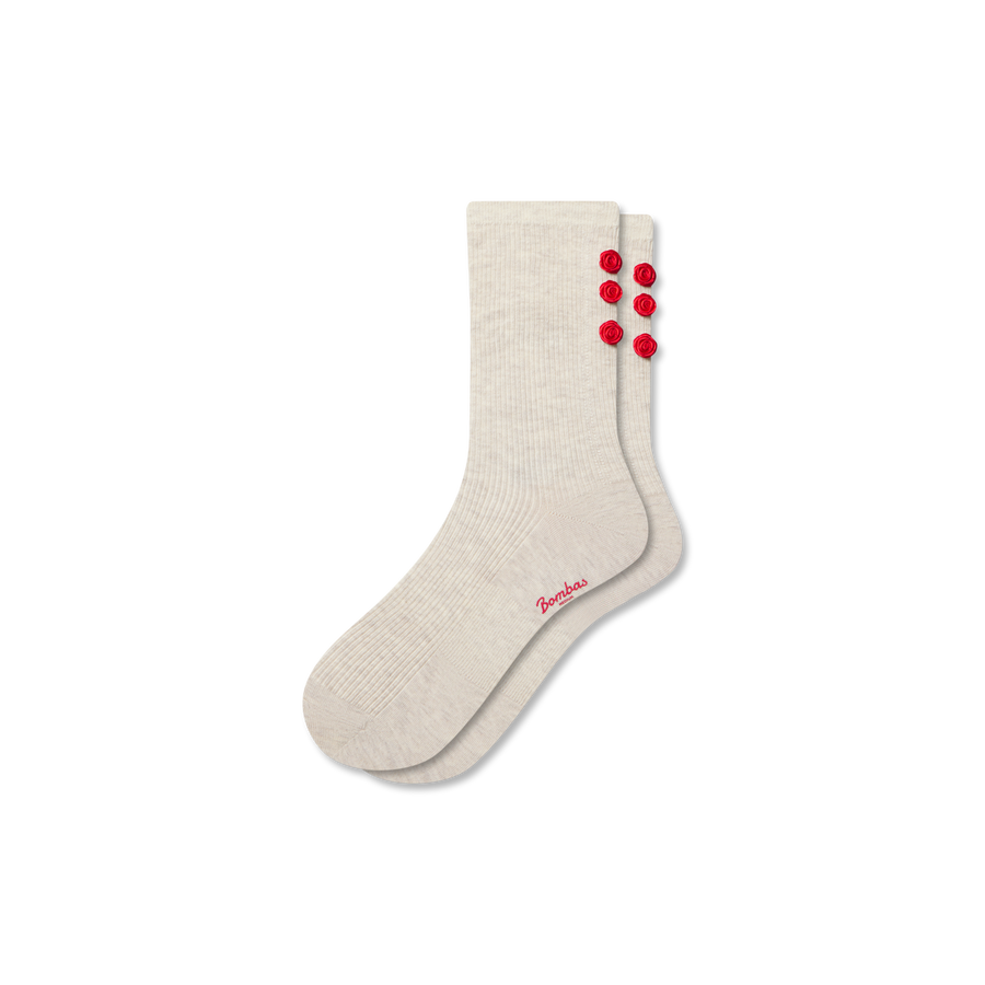 Women’s Hearts Lightweight Half Calf Socks - Cushion Travel Rotation