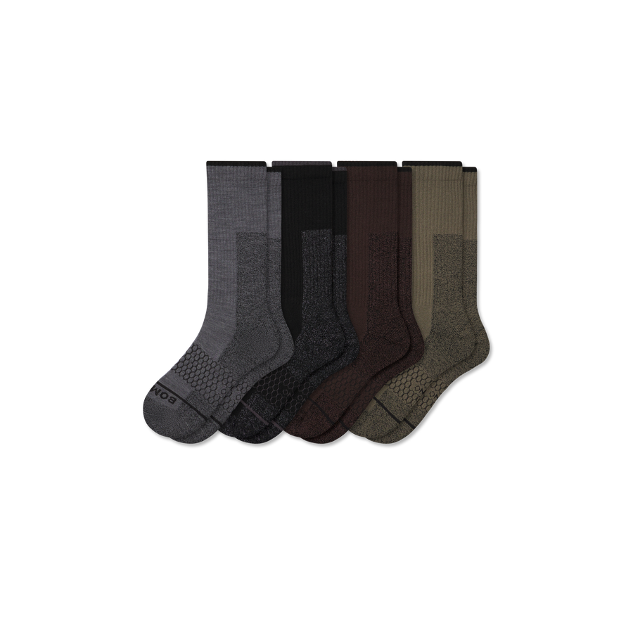 Women's Ultra Strong Merino Blend Calf Sock 4-Pack - Recovery Ready