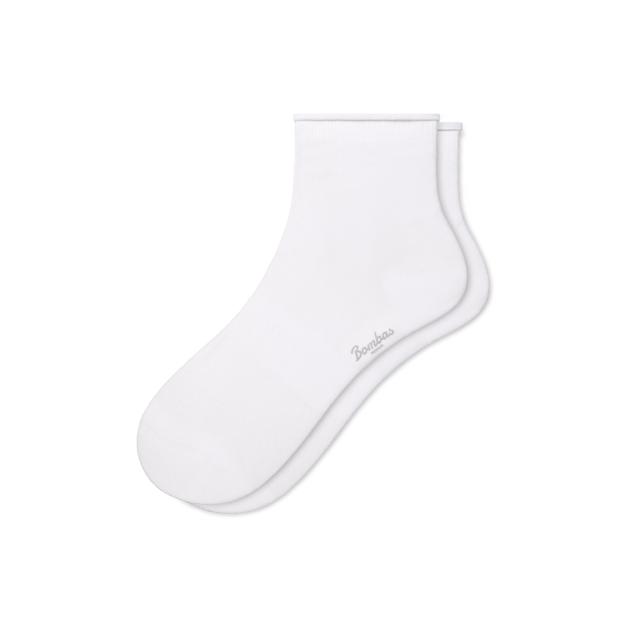 Women’s Roll Top Quarter Socks - Weekend No Show Support