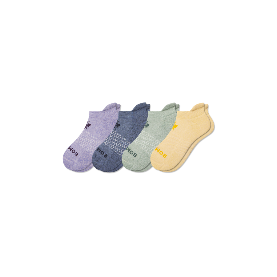 Youth Marl Ankle Sock 4-Pack - Run Lounge Step