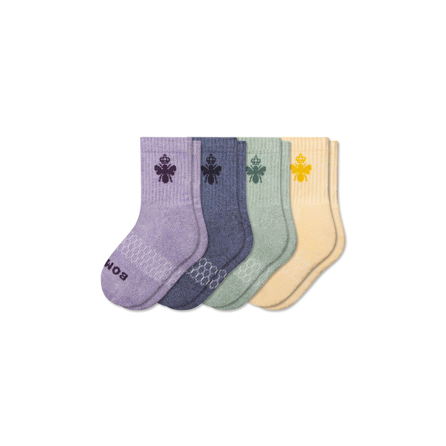 Junior Marl Calf Sock 4-Pack - Fresh Low Cut Fit