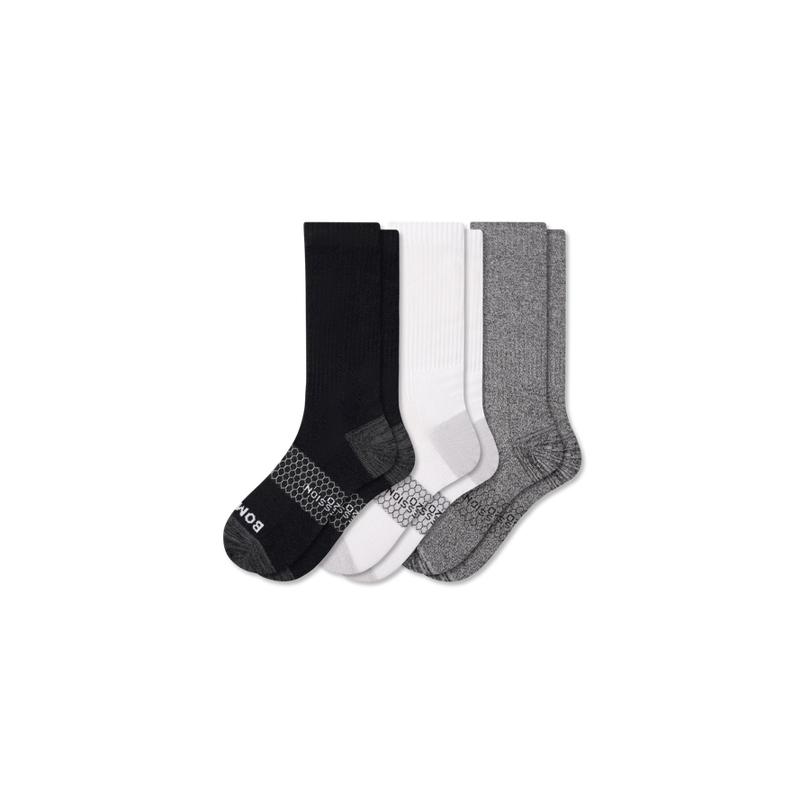 Men’s Everyday Compression Calf Sock 3-Pack (15-20mmHg) - Training Gym Flow