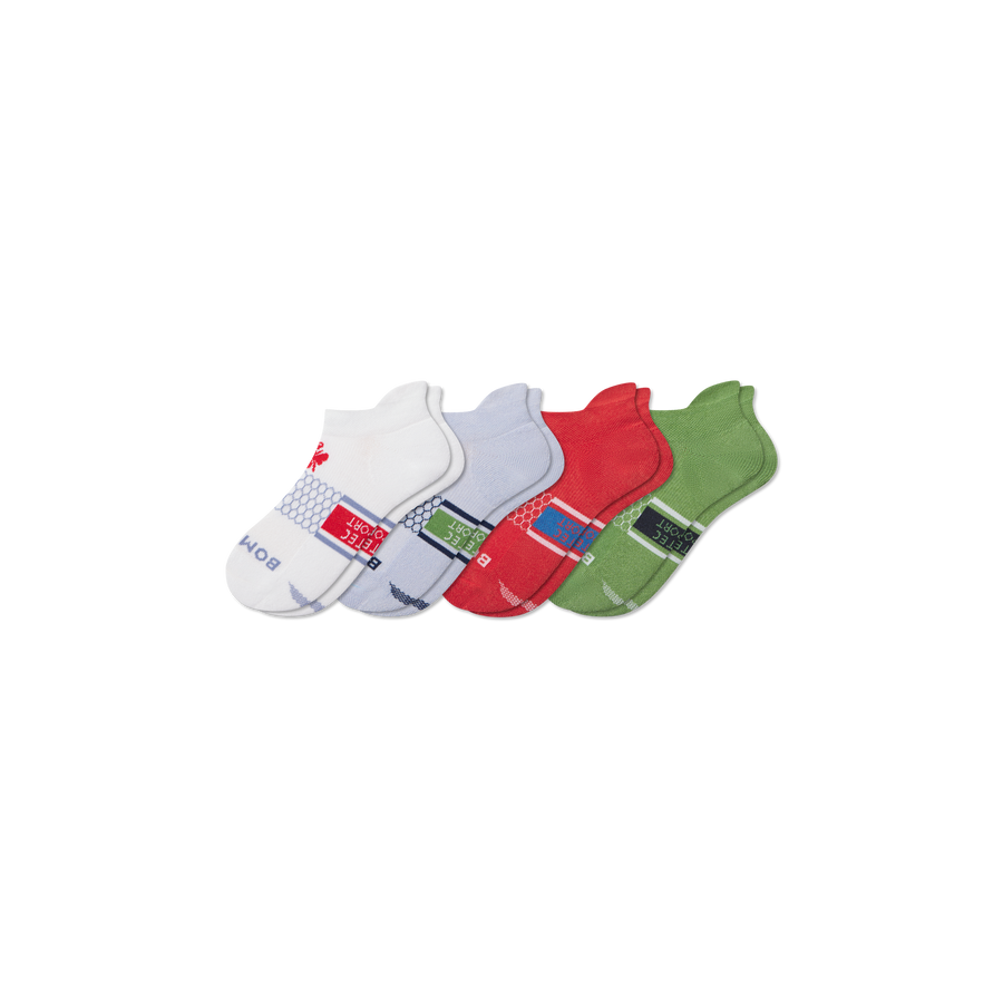 Youth All Sport Ankle Sock 4-Pack - Outdoor Office Cushion