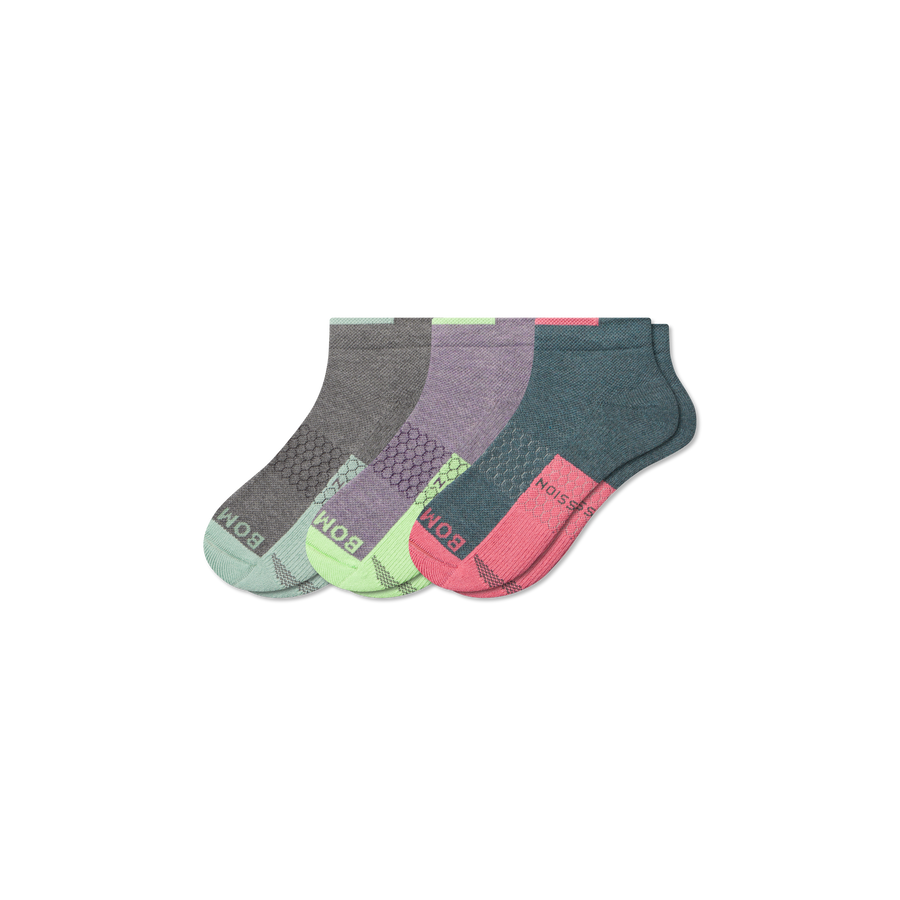 Women's Performance Compression Ankle Sock 3-Pack - Support Trail Flow