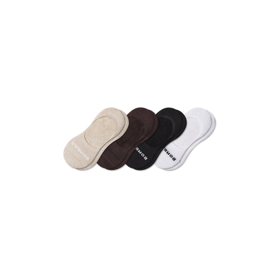 Men's Mid-Cut Cushioned No Show Sock 4-Pack - Everyday Low Cut Step