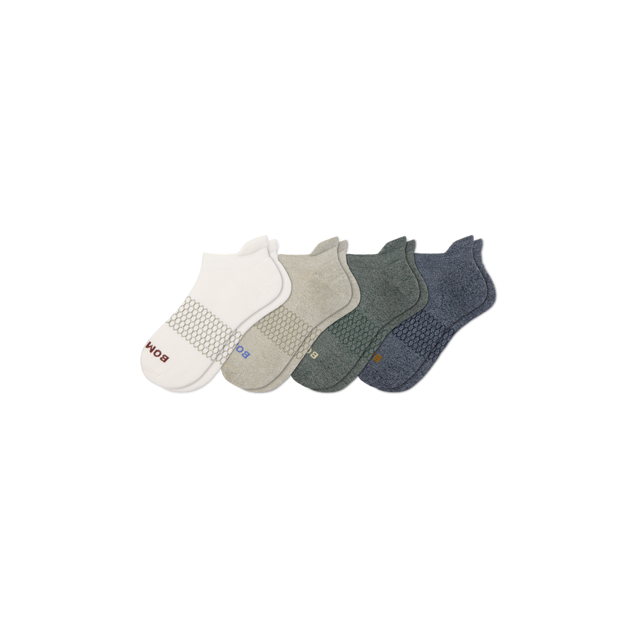 Men's Solids Ankle Sock 4-Pack - Fresh Travel Wear
