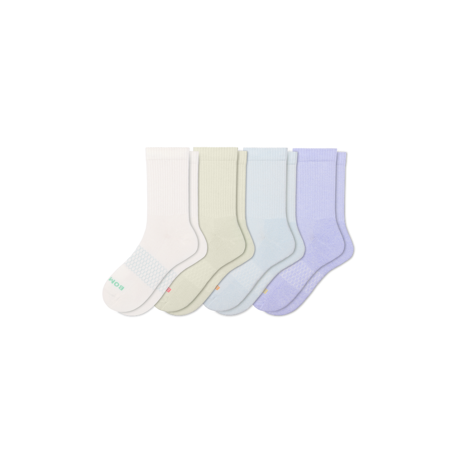 Women's Marl Half Calf Sock 4-Pack - Weekend Trail Comfort