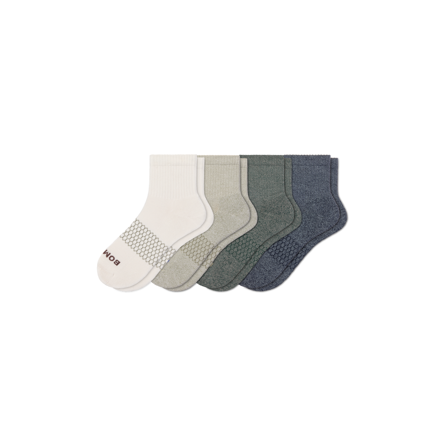 Men's Quarter Sock 4-Pack - Run Weekend Comfort