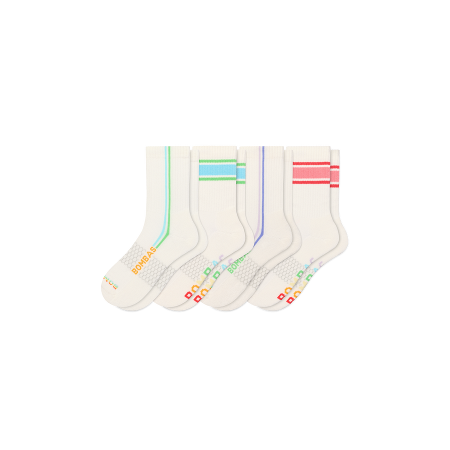 Pride Half Calf Sock 4-Pack - Weekend Recovery Support