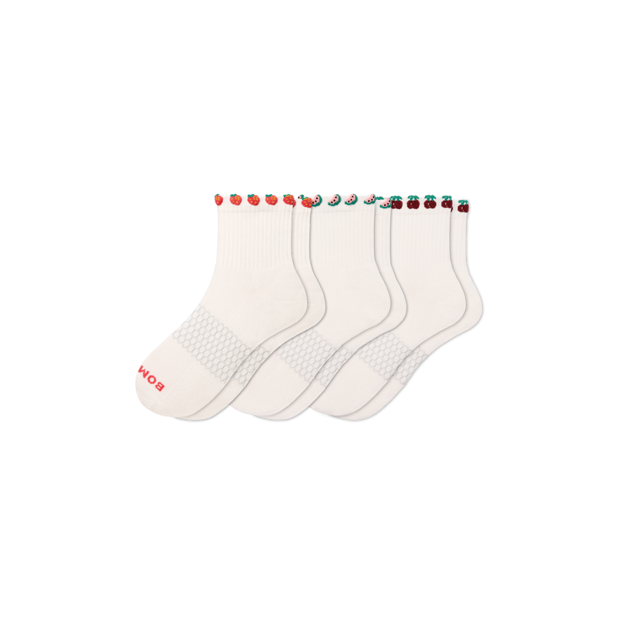 Women's Farmer's Market Quarter Sock 3-Pack - Outdoor Everyday Support