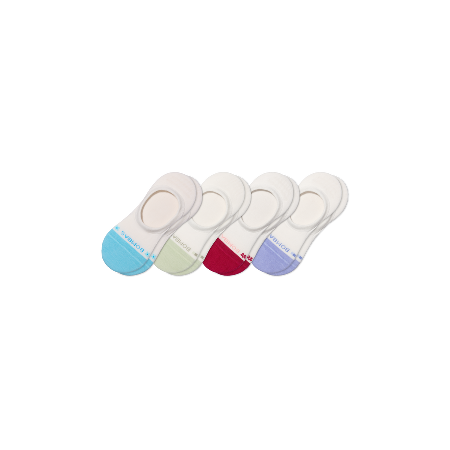 Women's Lightweight No Show Sock 4-Pack - Daily School Rotation