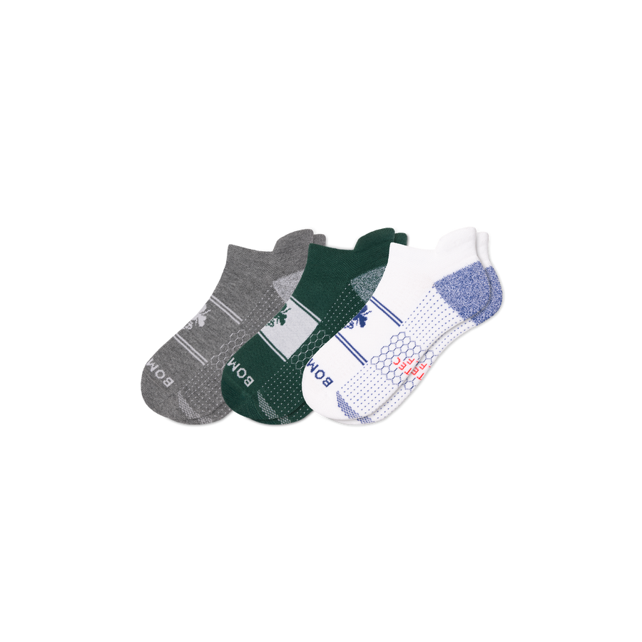 Men's Golf Ankle Sock 3-Pack - Breathable Recovery Fit