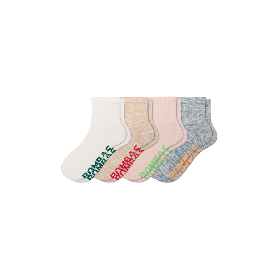 Women's Summer Ragg Quarter Sock 4-Pack - Trail Ankle Cushion