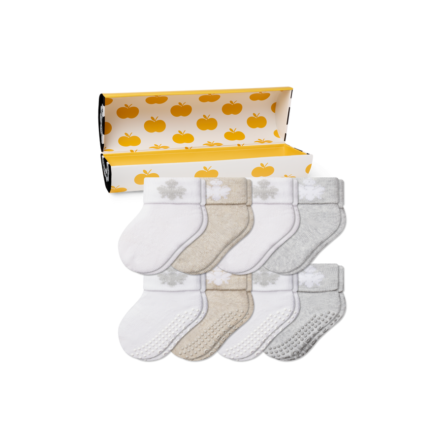 Baby's First Year Sock 8-Pack Gift Box - Ready Gift Choice