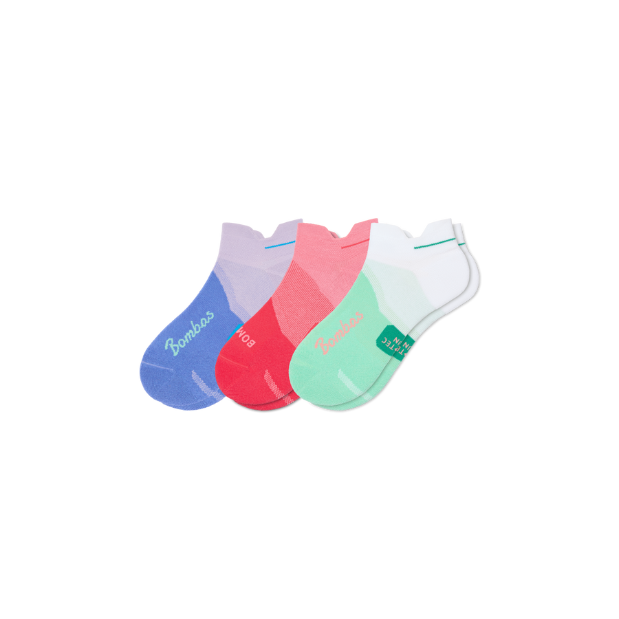 Women's Run Ankle Sock 3-Pack - Soft Ankle Pair