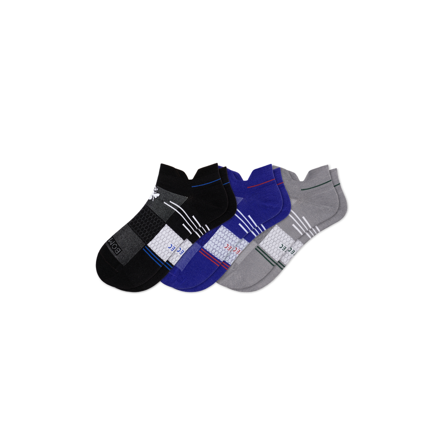 Men's UltraLite Sport Ankle Sock 3-Pack - Cushion Crew Fit