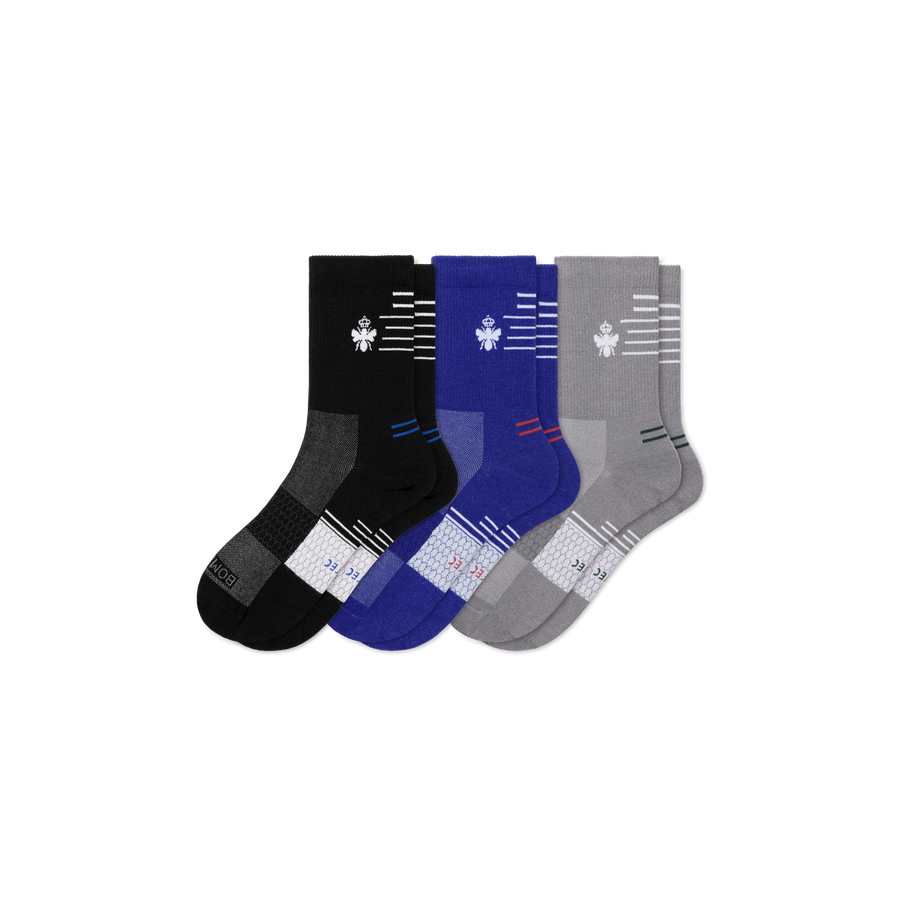 Men's UltraLite Sport Half Calf Sock 3-Pack - Light Recovery Fit