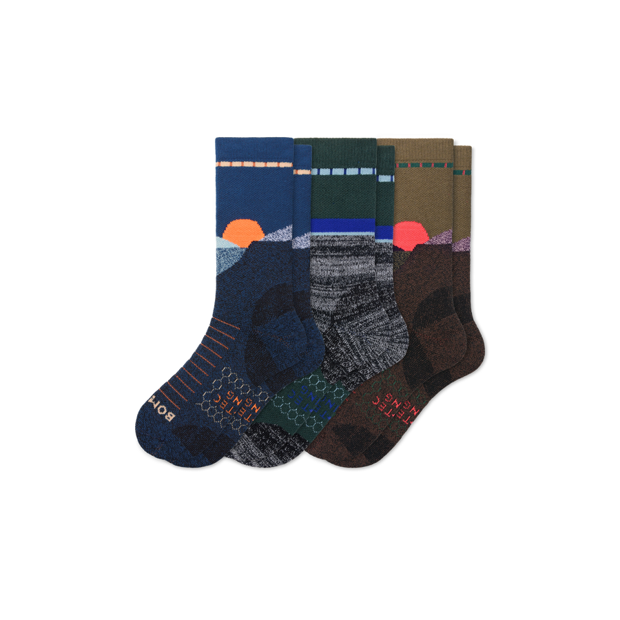 Women's Hiking Calf Sock 3-Pack - Classic Weekend Fit
