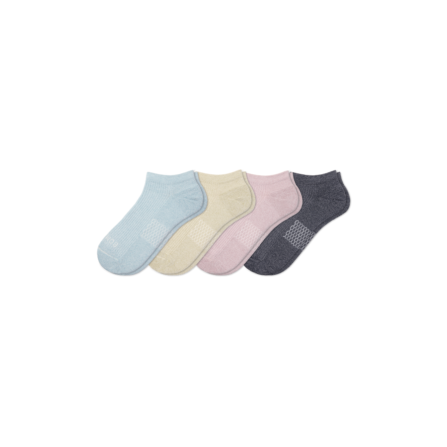Women's Modern Rib Ankle Sock 4-Pack - Daily Travel Step