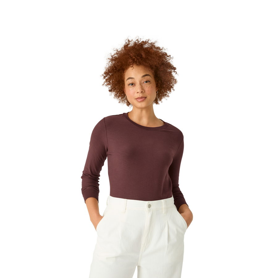 Women's Air Slub Long Sleeve T-Shirt - Steady Stride Control