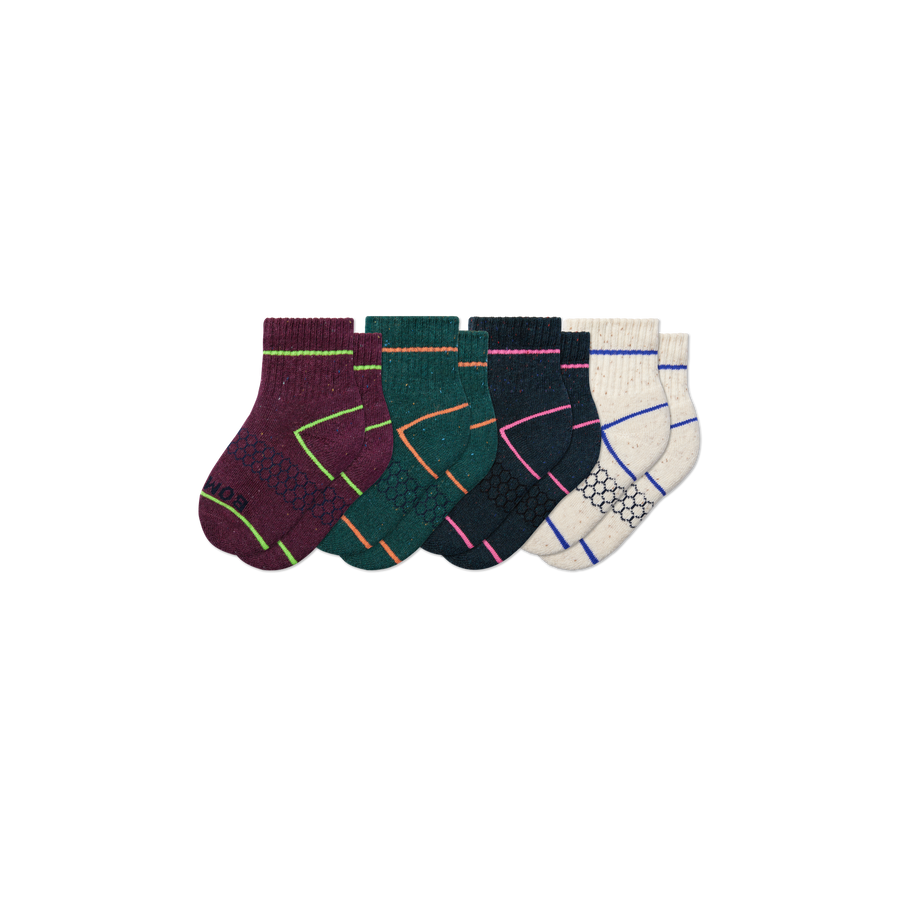 Toddler Donegal Calf Sock 4-Pack - Cozy Cushion