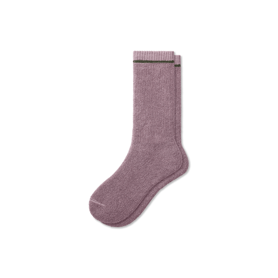 Women's Plush Terry Calf Socks - Light Trail Pair