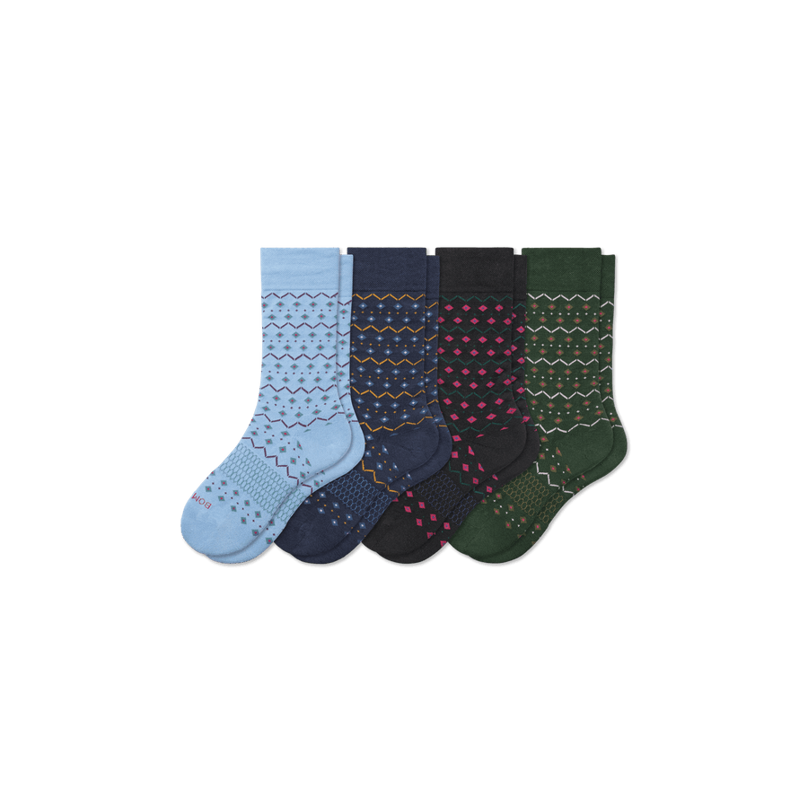 Youth Dress Calf Sock 4-Pack - Steady Home Support