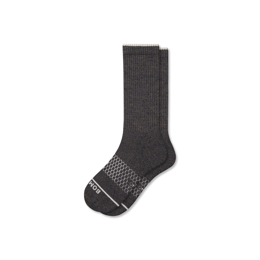 Men's Merino Wool Blend Calf Socks - Steady School Wear