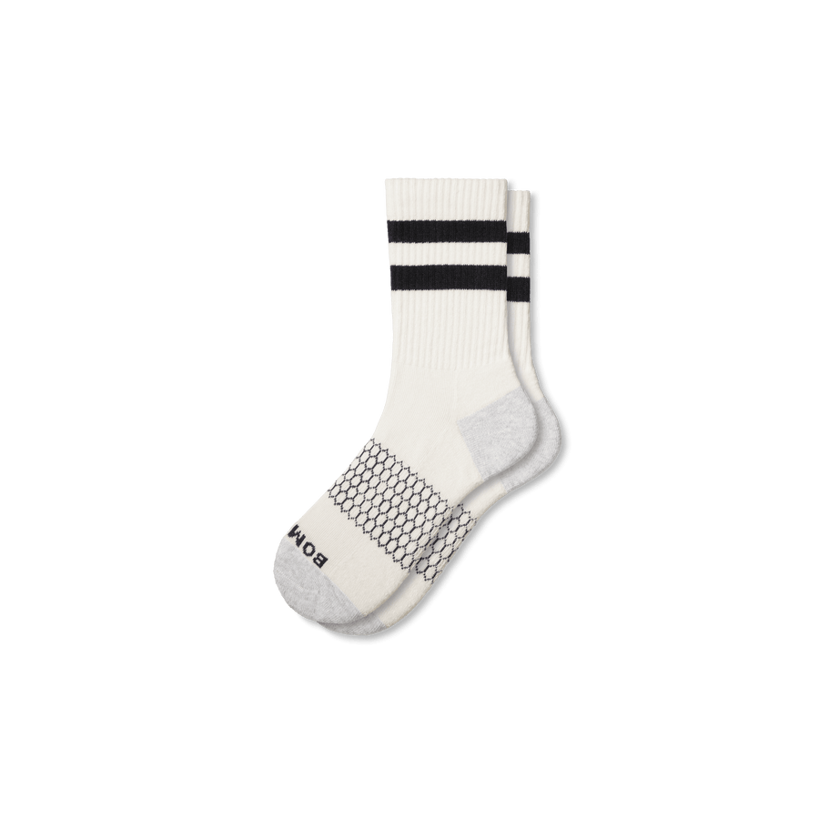 Men's Vintage Stripes Half Calf Socks - Cozy Ankle Wear