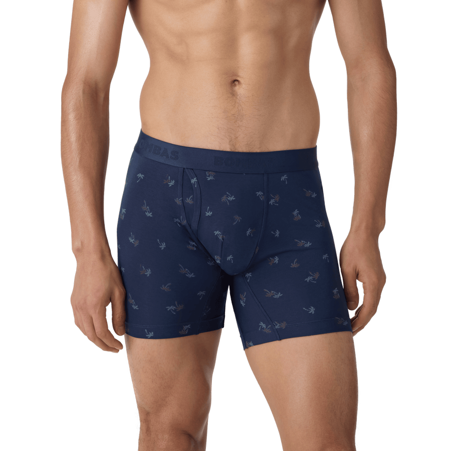 Men's Cotton Modal Blend Boxer Brief 6" - Calm All Day Ease