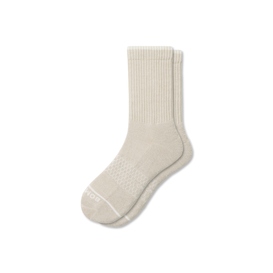 Men's Merino Wool Blend Half Calf Socks - Classic Run Support