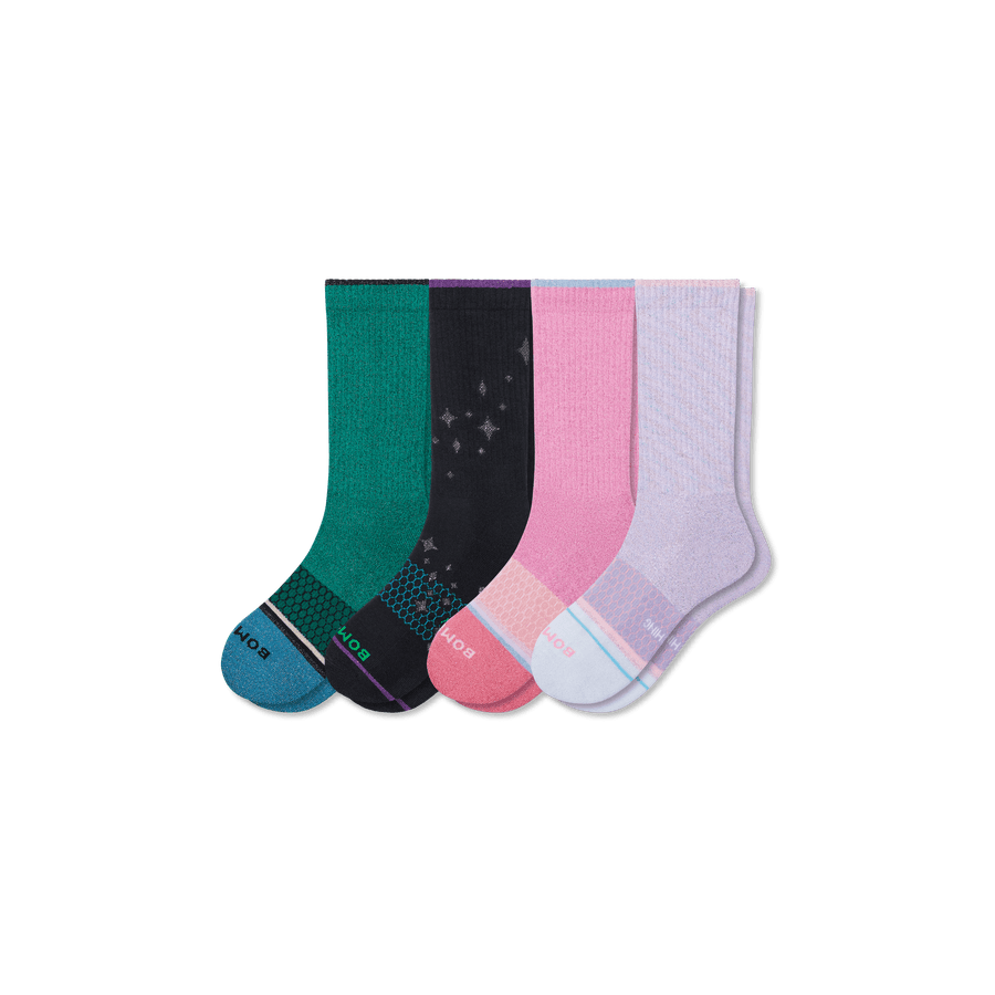 Wicked X Bombas Calf Sock 4-Pack - Daily Weekend Support