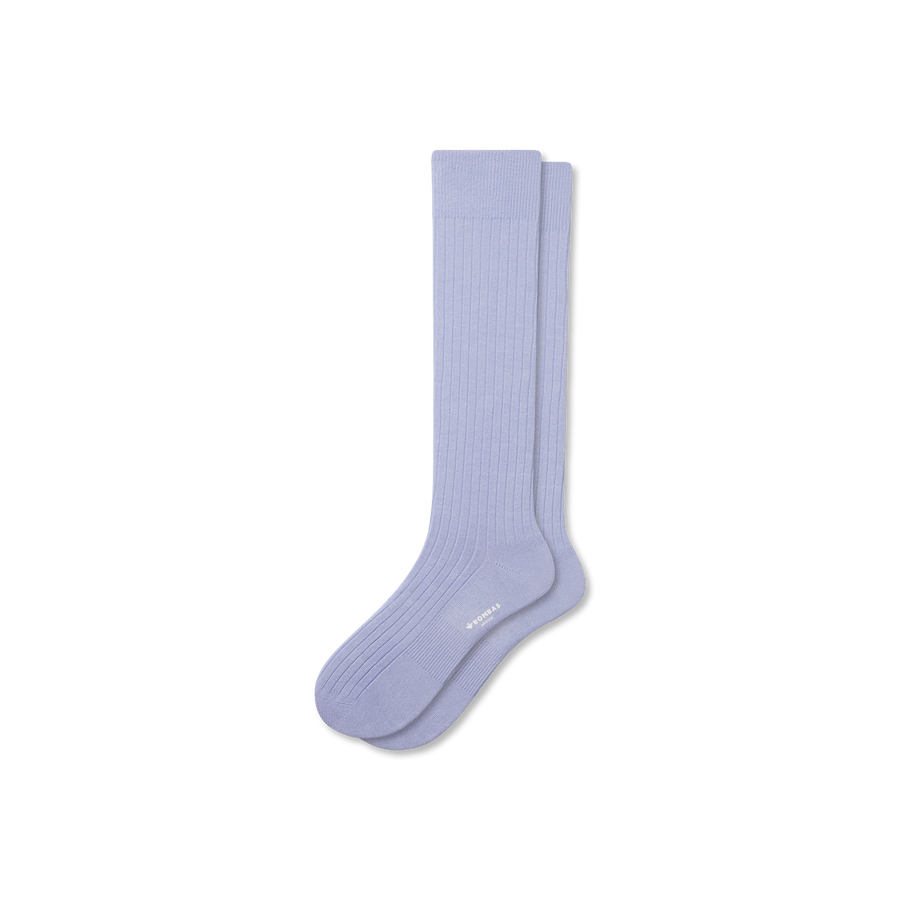 Women’s Rib Knee High Socks - Cozy Shift Step