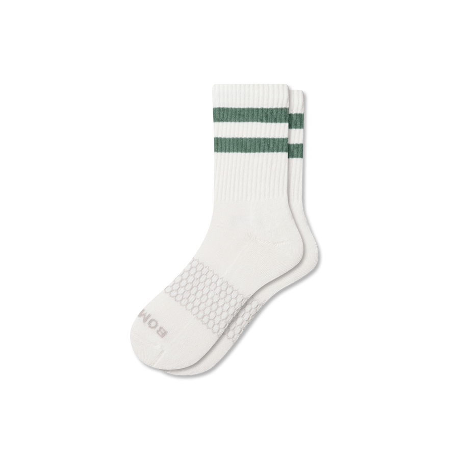 Women's Vintage Stripes Half Calf Socks - Modern Ankle Move