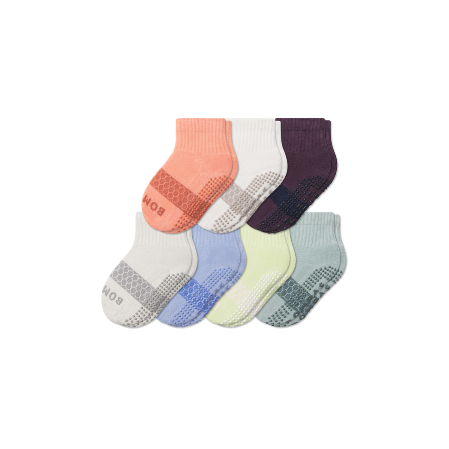 Toddler Week of Bombas Gripper Calf Sock 7-Pack - Modern Lounge Rotation