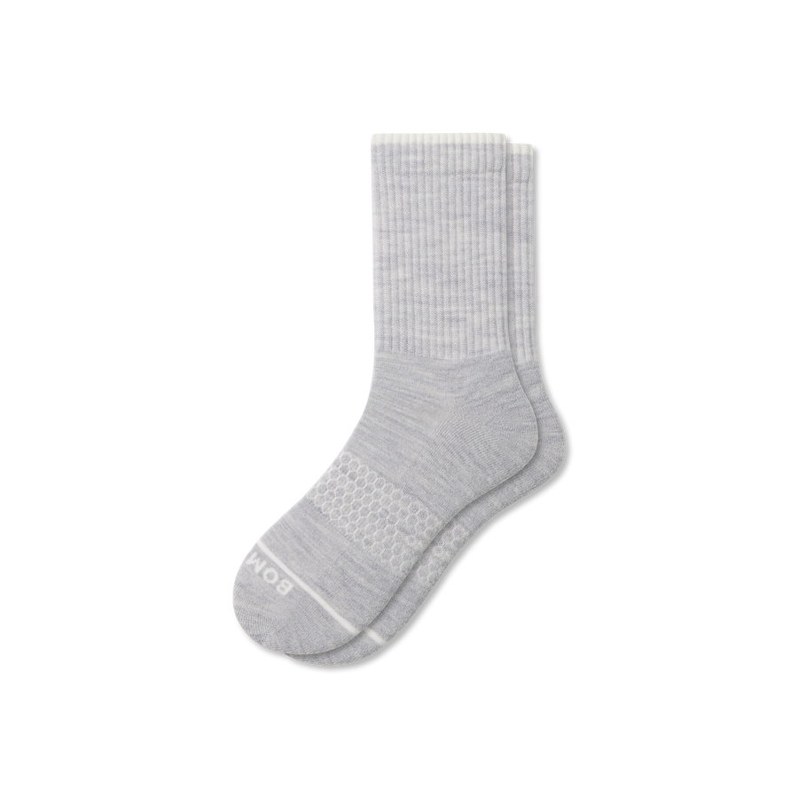 Women's Merino Wool Blend Half Calf Socks - Breathable Court Pair