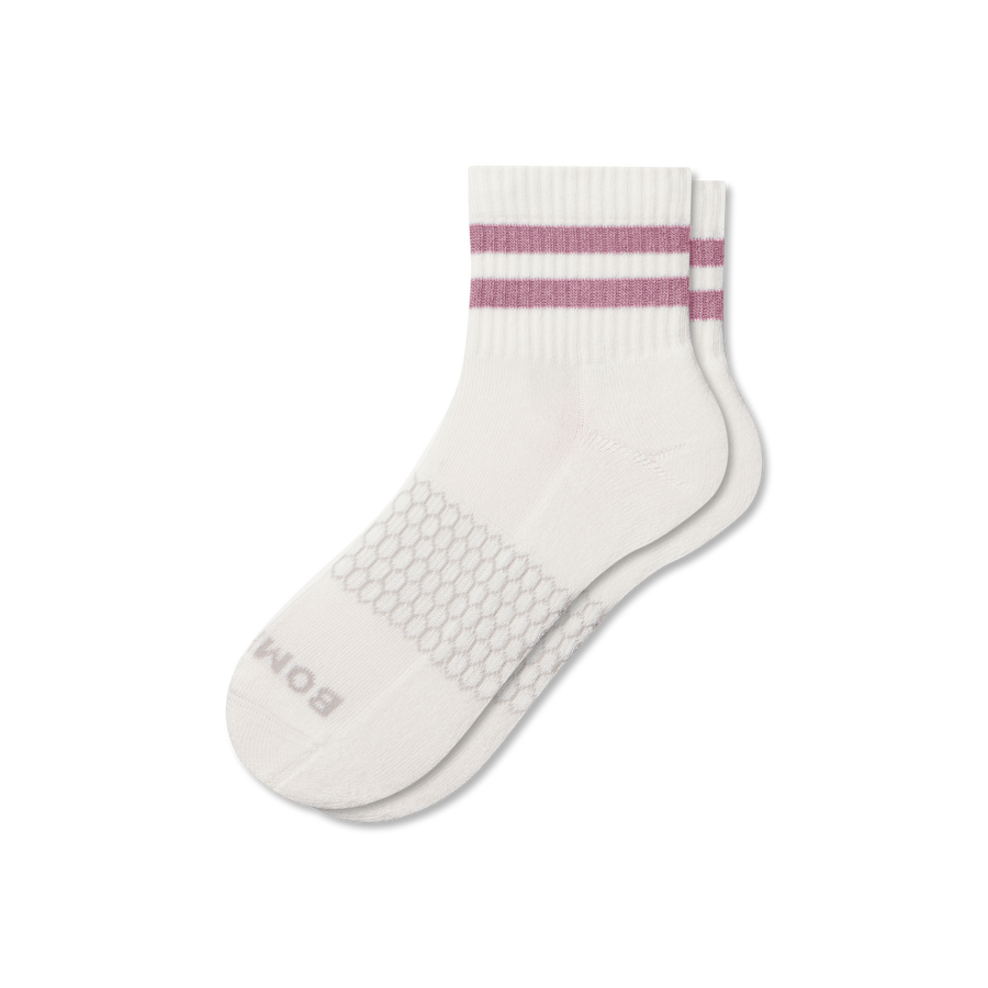 Women's Vintage Stripes Quarter Socks - Smooth Everyday Rotation