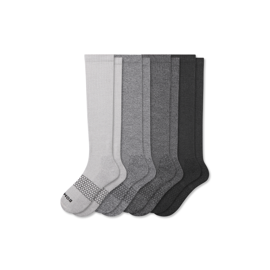 Women's Marl Knee High Sock 4-Pack - Active Recovery Step