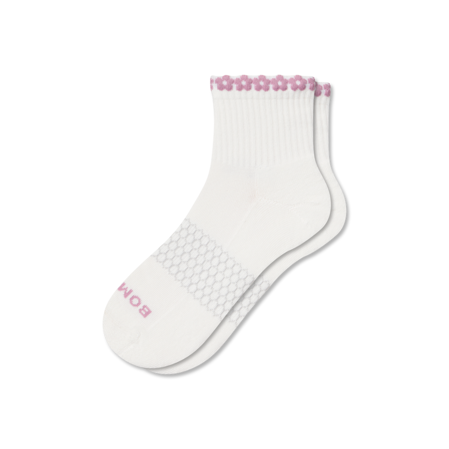 Women's Daisy Chain Quarter Socks - Breathable Trail Wear