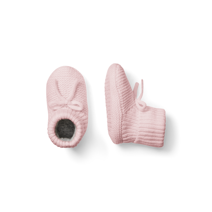 Baby Bow Gripper Slipper - Plush Indoor Comfort