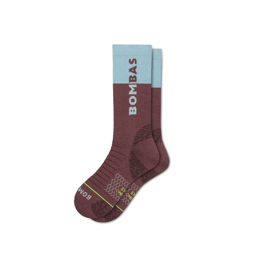 Men's Merino Wool Blend Hiking Calf Socks - Daily Weekend Wear