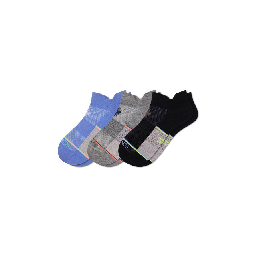Men's UltraLite Sport Merino Wool Blend Ankle Sock 3-Pack - Run Everyday Step