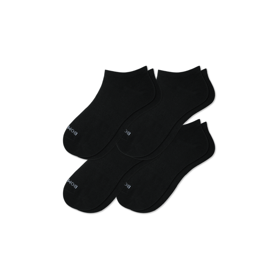 Women's Lightweight Ankle Sock 4-Pack - Comfort Lounge Fit