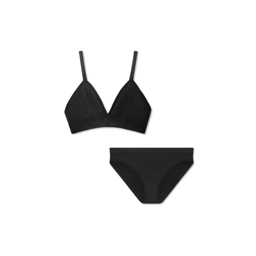 Women's Seamless Triangle Bralette + Bikini Pack - Lounge Fit