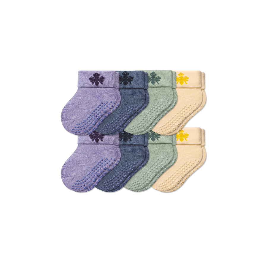 Baby Gripper Sock 8-Pack (6-12 Months) - Active Court Fit
