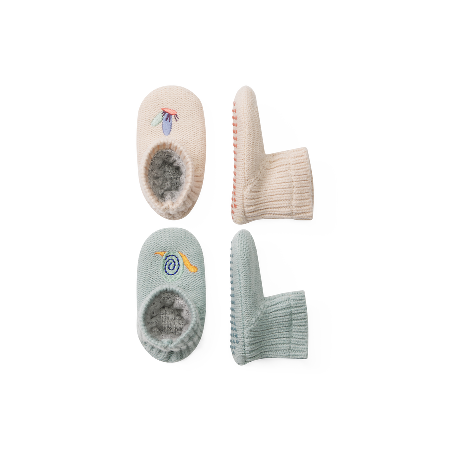 Baby Gripper Slipper 2-Pack - Relaxed Studio Slip