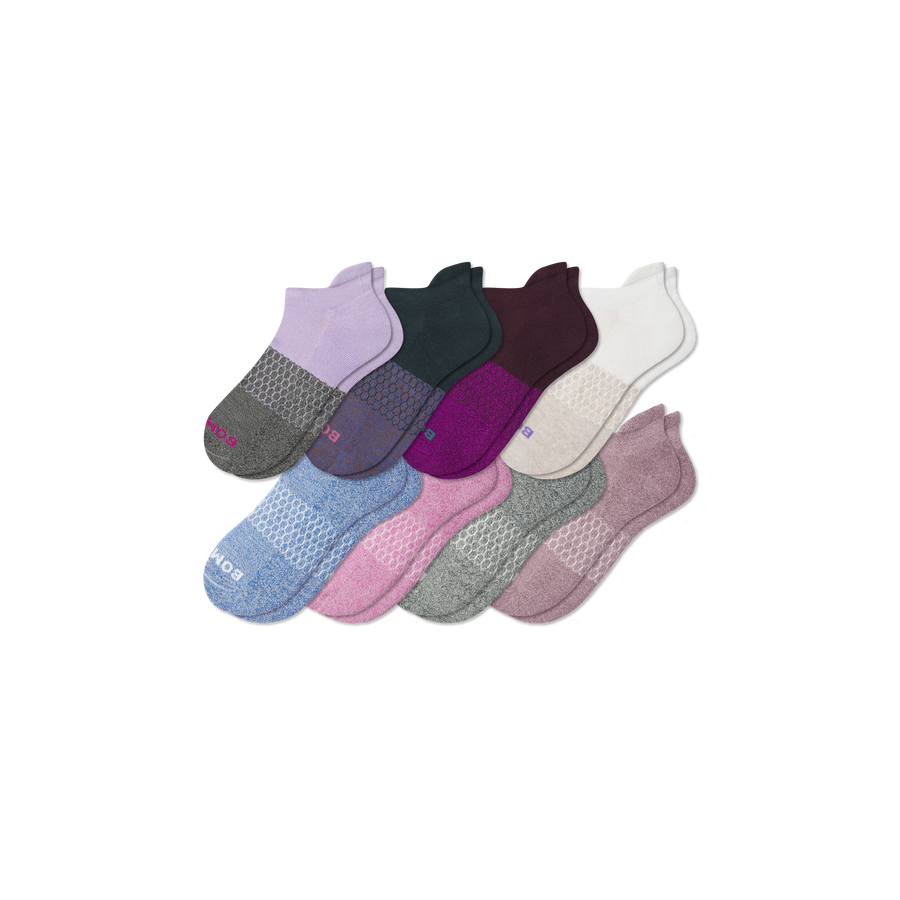 Women's Marl Ankle Sock 8-Pack - Smooth Everyday Cushion